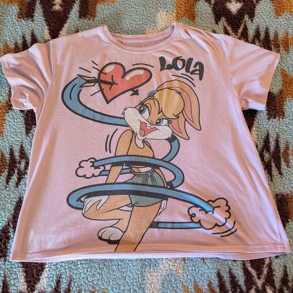 "Looney Tunes" Lola Bunny Graphic T-Shirt (XL) - Picture 1 of 4